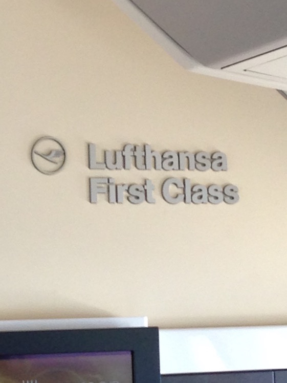 LH First Class sign