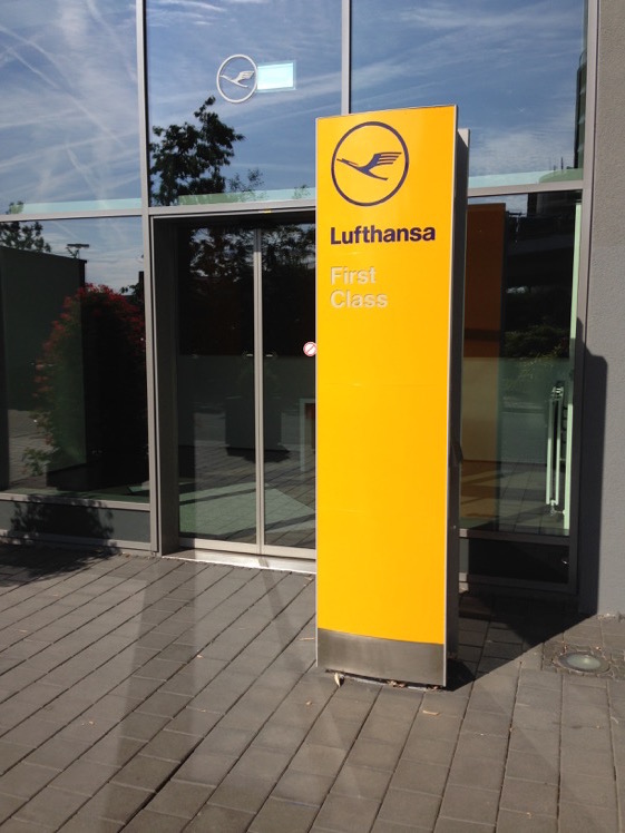 Lufthansa First Class Terminal entrance