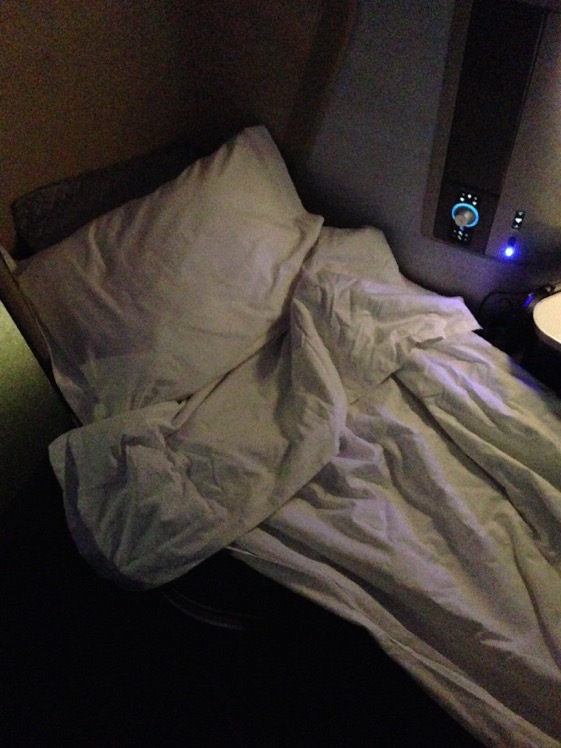 British Airways First Class Bed