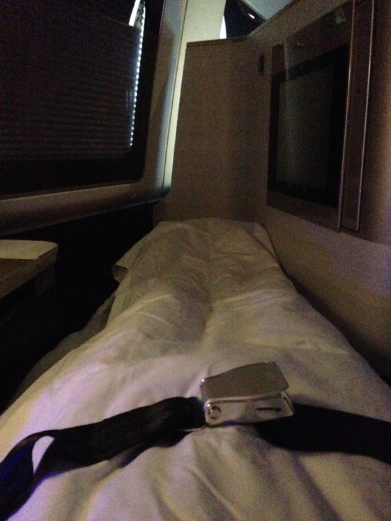 British Airways First Class Bed