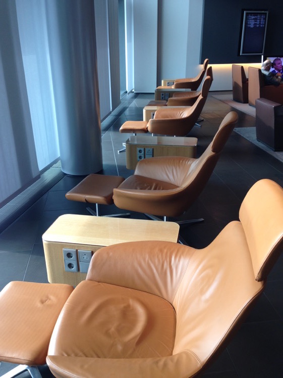 LH First Class Lounge seating