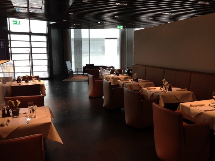 LH First Class Lounge restaurant