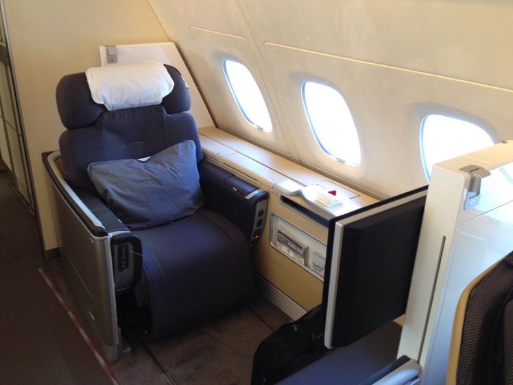LH First Class A380 Seat 2A