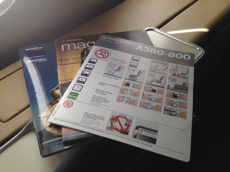 Catalogues and Safety Card