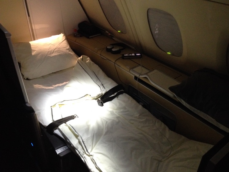 LH First Class A380 Bed