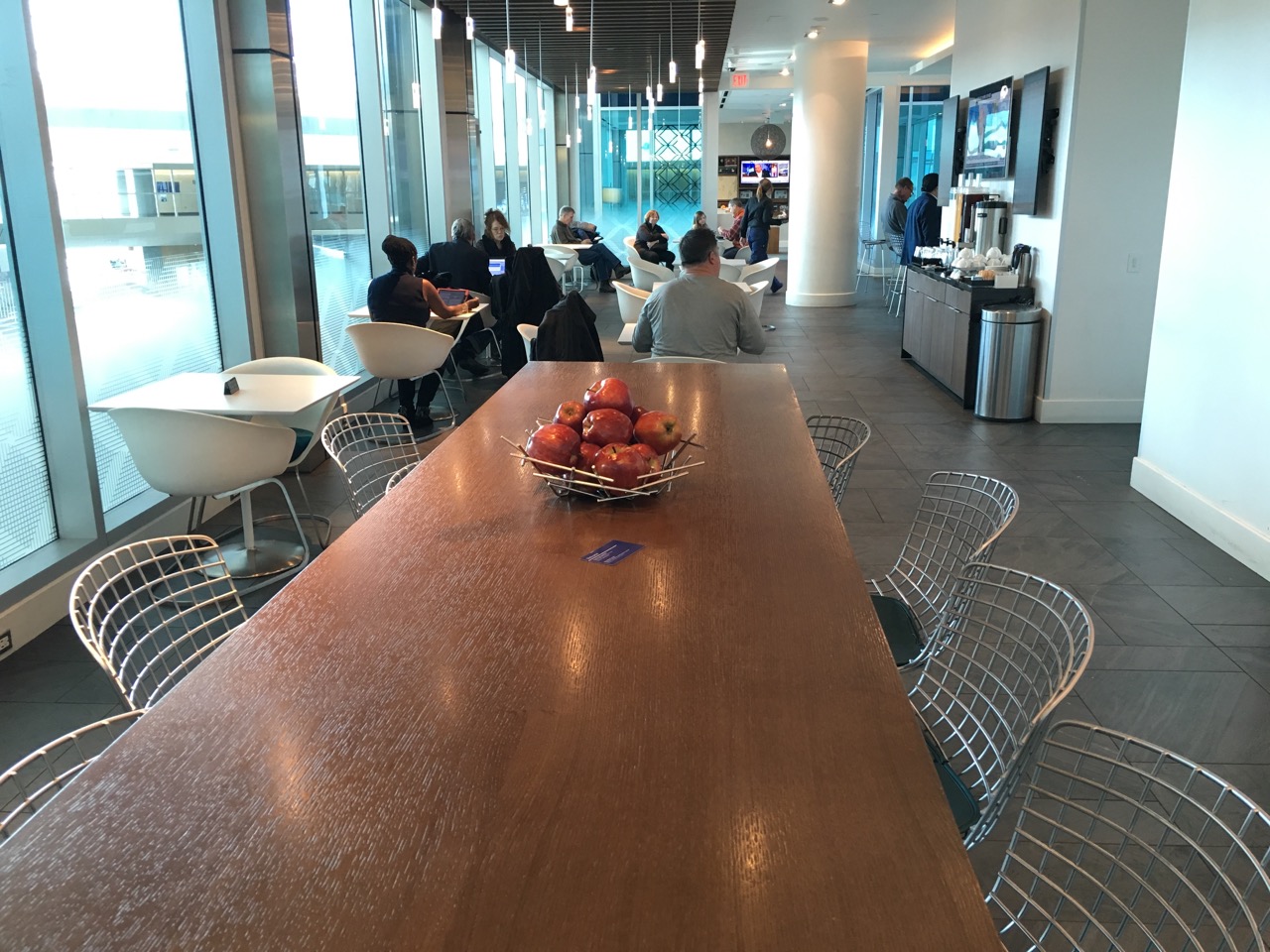 AMEX Centurion Lounge DFW Food Area