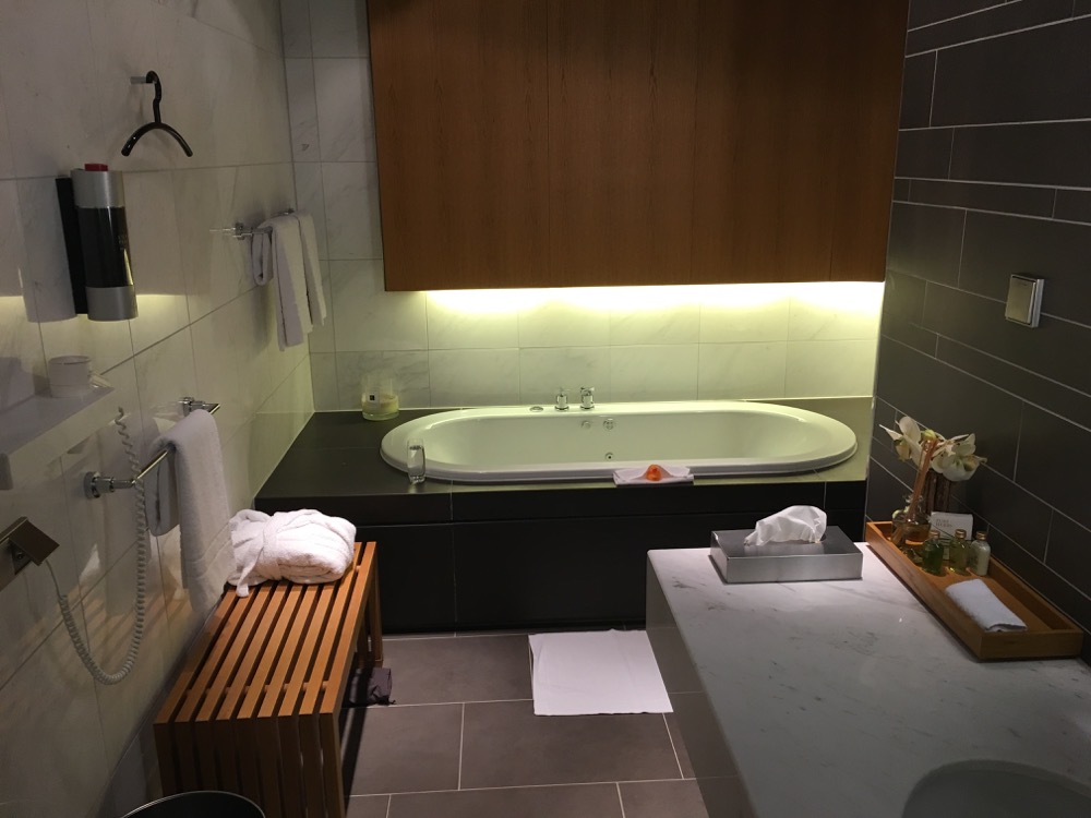 Lufthansa First Class Lounge Munich Bath/Shower Room