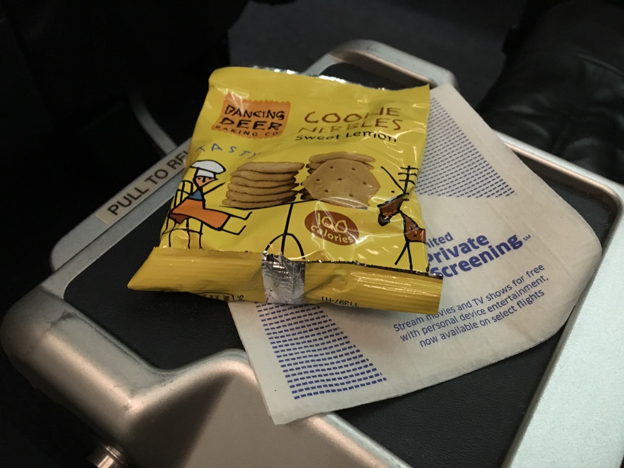 United Airlines Domestic First Class "Premium" Snack