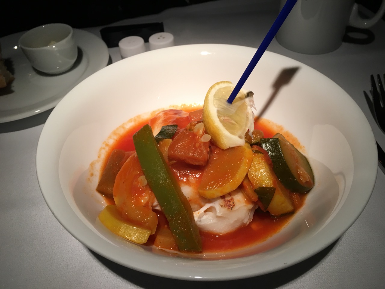 Fillet of Amazon Cod with Mixed vegetable ratatouille