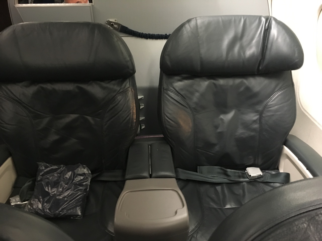 United Airlines First Class A320 Seattle to San Francisco