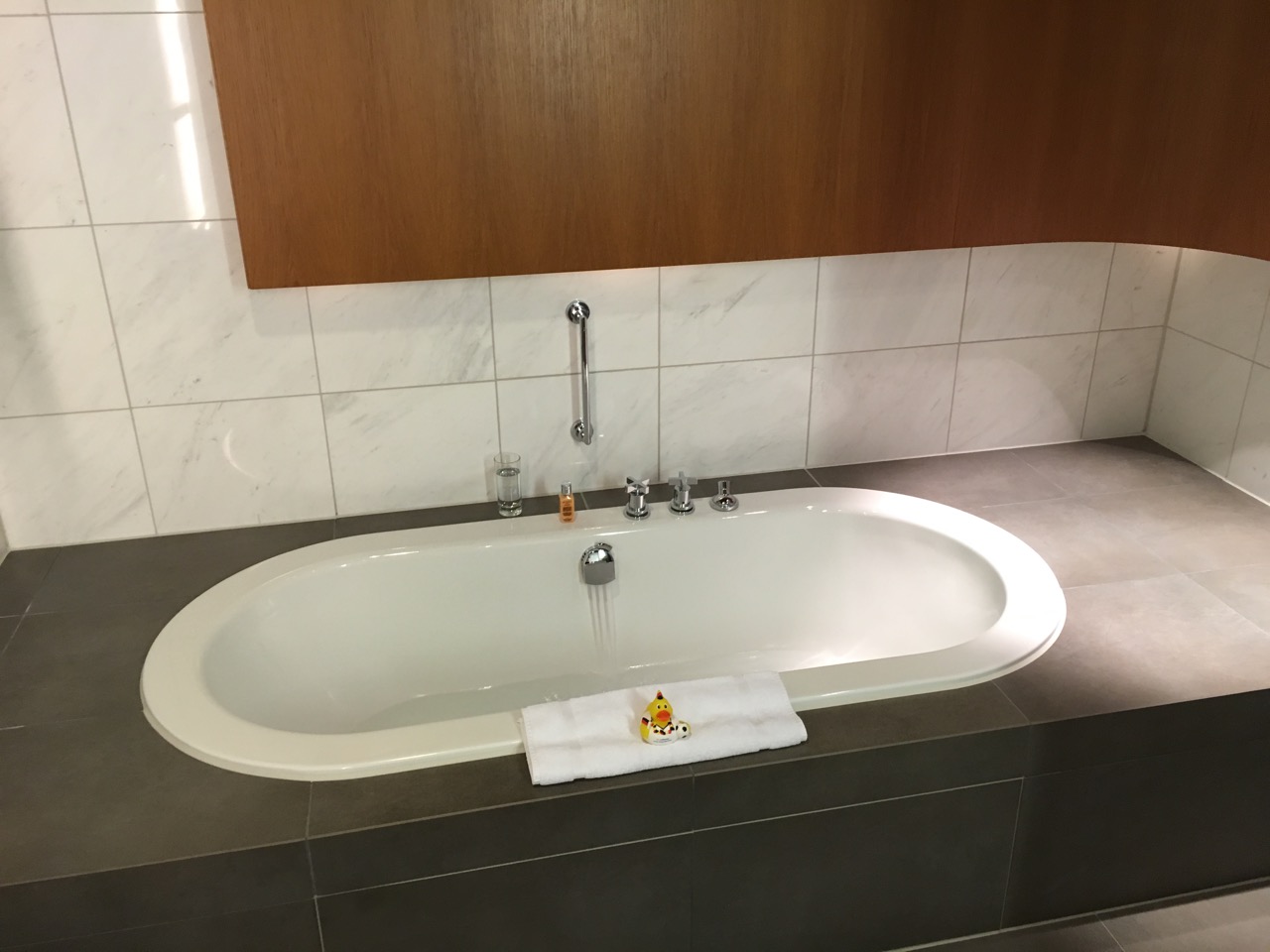 LH First Class Terminal Bath/Shower Room Bathtub