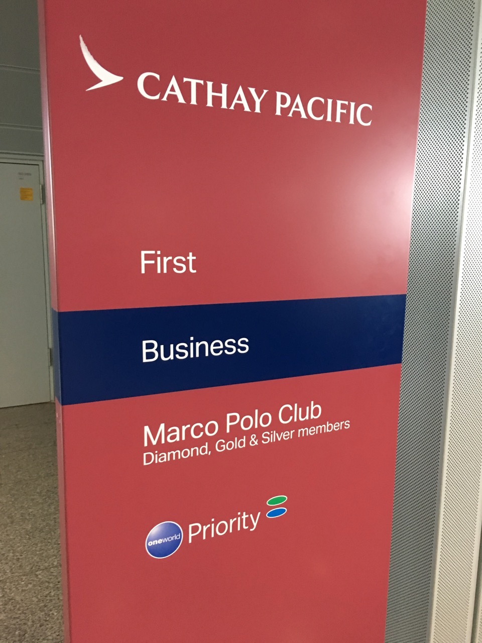 Cathay Pacific Priority Boarding