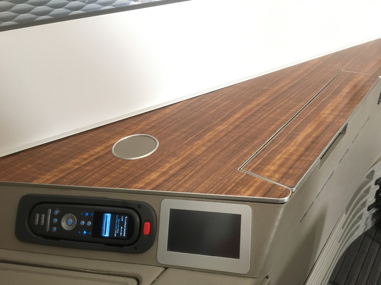 Cathay Pacific First Class B777 Centre console